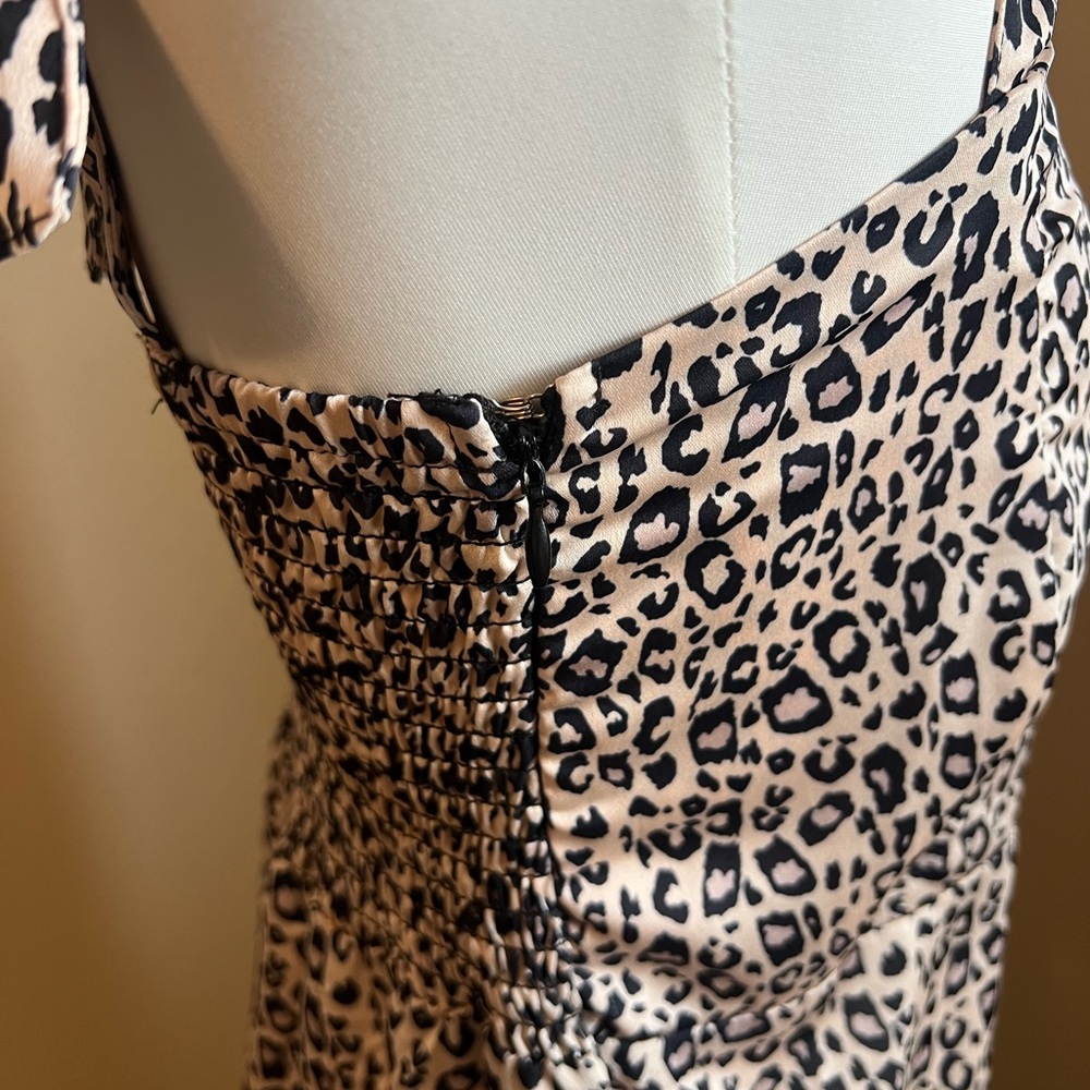 Leopard Print Silk Jumpsuit - image 3